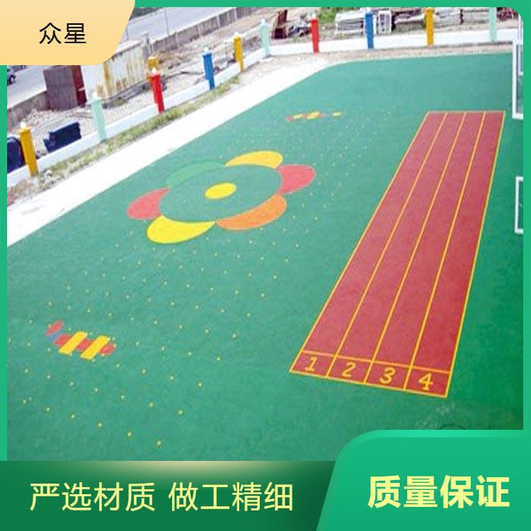 南昌市塑胶跑道材料塑胶地坪 - 方案
